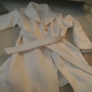 Michael Kors wool ivory coat